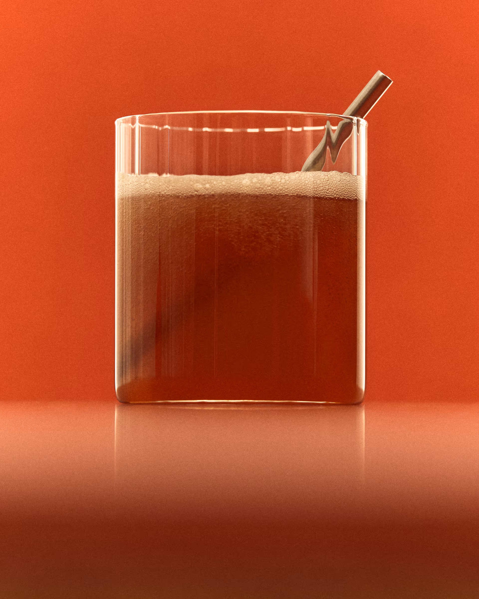 IESSI bottle and glass